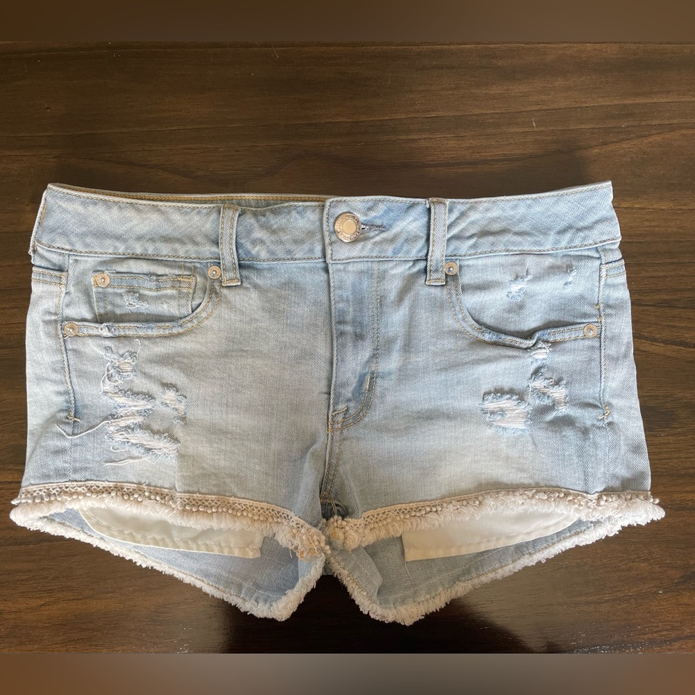 American Eagle Outfitters Denim Shorts Size: 8